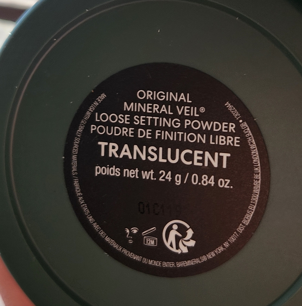 NIB BARE MINERALS DELUXE ORIGINAL MINERAL VEIL TRANSLUSCENT LOOSE SETTING POWDER - Picture 13 of 15
